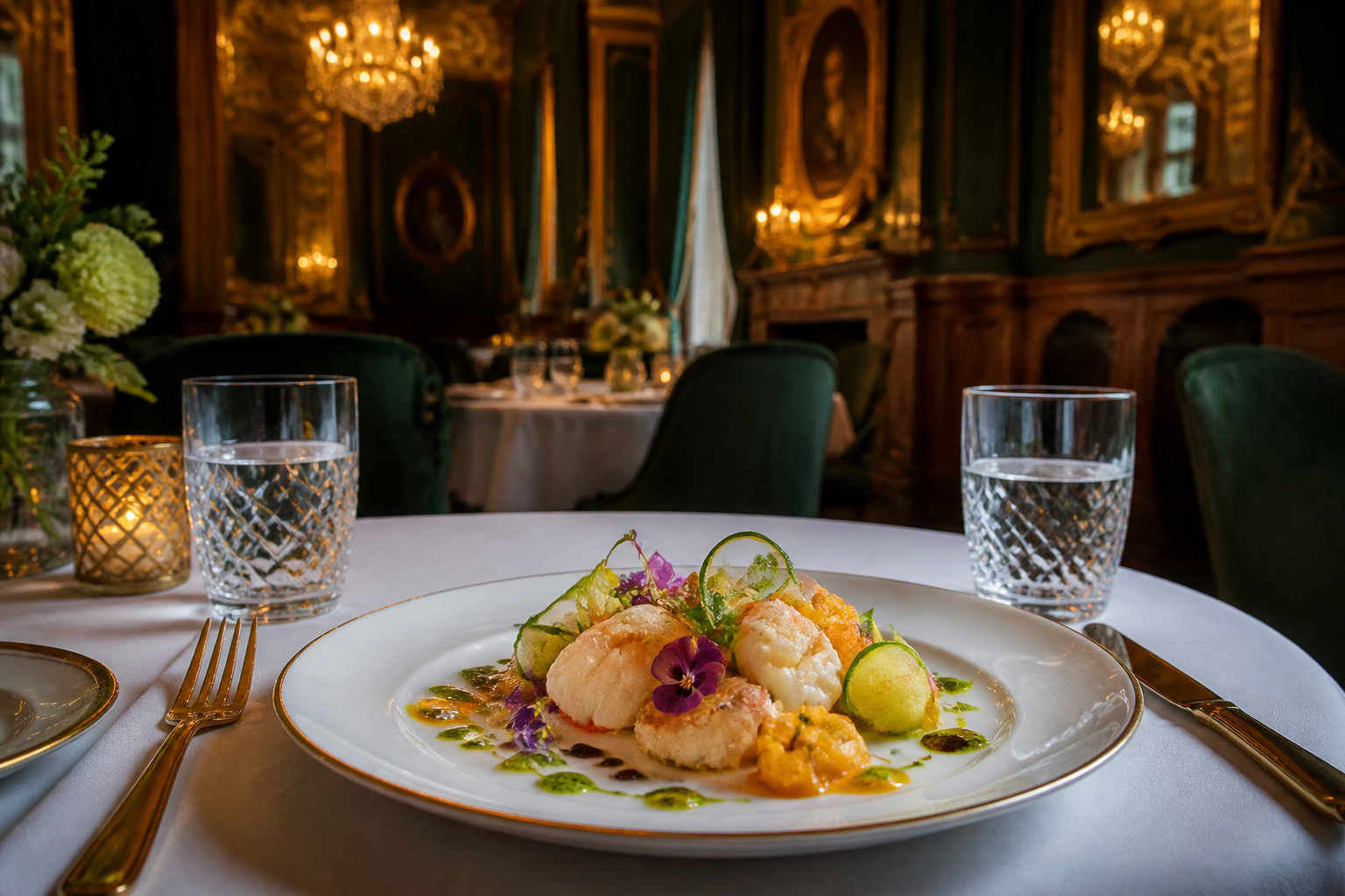 Table gastronomique du château